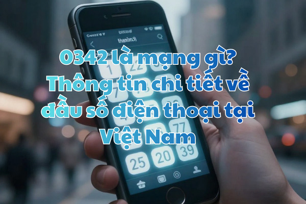 0342 là mạng gì? Thông tin chi tiết về đầu số điện thoại tại Việt Nam