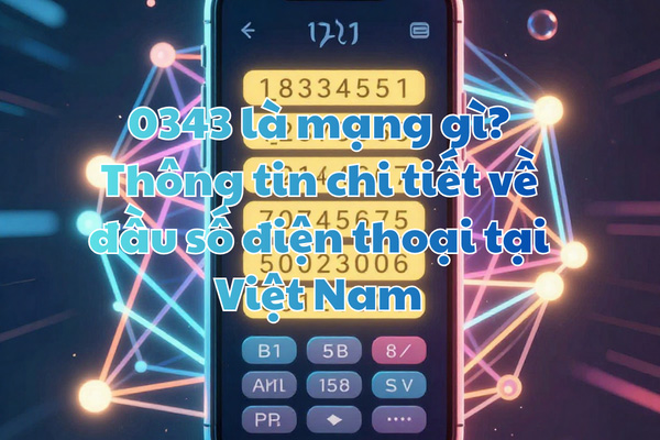 0343 là mạng gì? Thông tin chi tiết về đầu số điện thoại tại Việt Nam