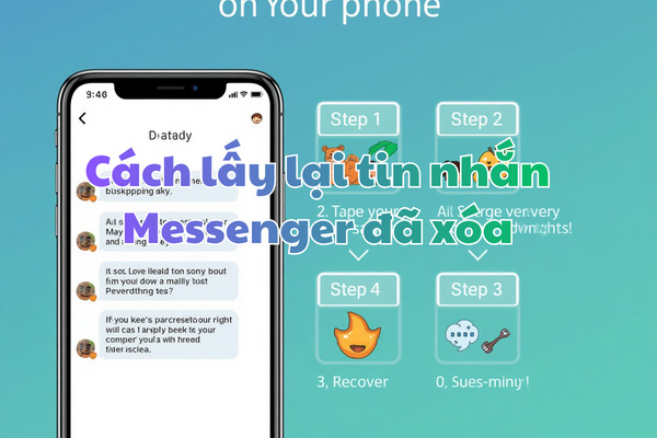 Cách lấy lại tin nhắn Messenger đã xóa