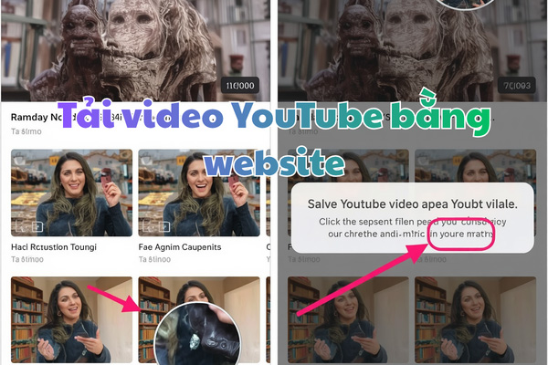 Tải video YouTube bằng website