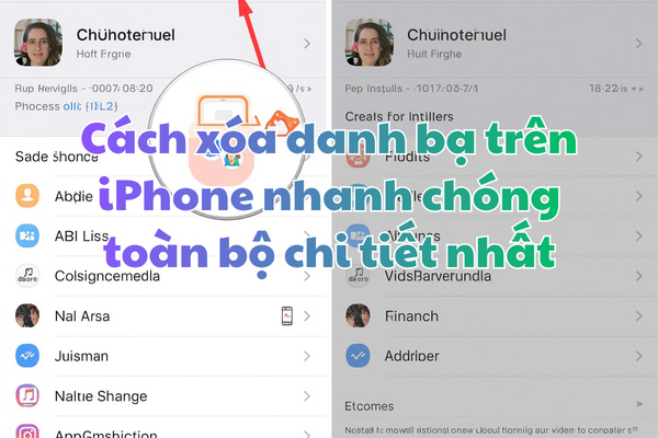 Cách xóa danh bạ trên iPhone nhanh chóng: Xóa 1 danh bạ, xóa nhiều danh bạ và xóa toàn bộ chi tiết nhất